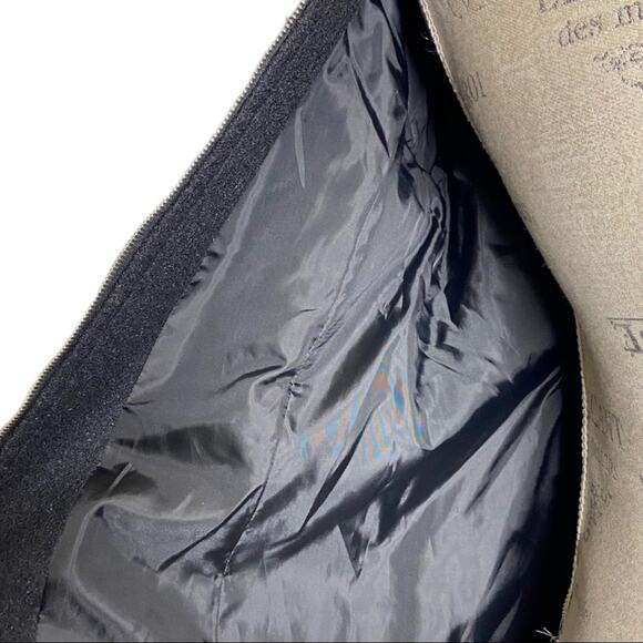 Lands’ End Black Wool Blend Full Zip Jacket Women's Size 10 - Picture 6 of 9